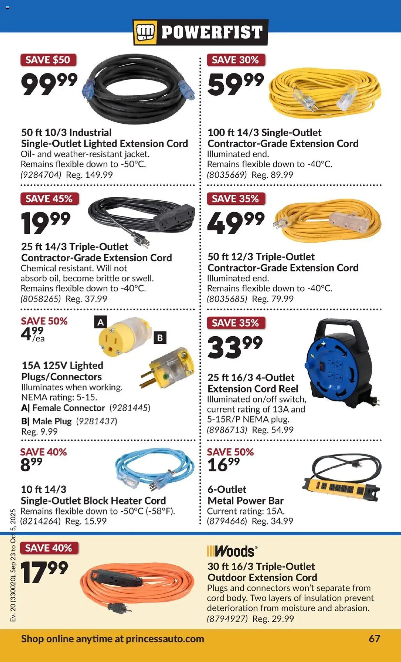 Princess Auto flyer valid from 23.09.2025 | Page: 73 | Products: Connector, Oil