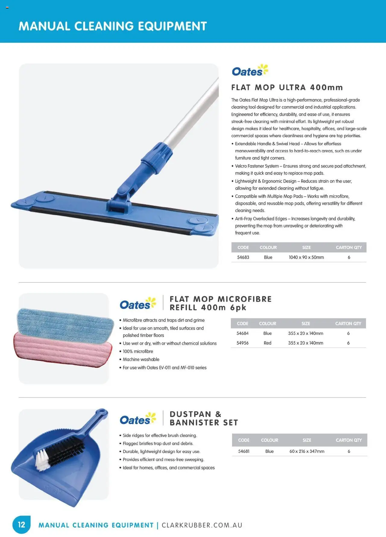 Clark Rubber catalogue - valid from 05.05.2025 | Page: 12 | Products: Ergonomic, Mop, Brush, Dustpan