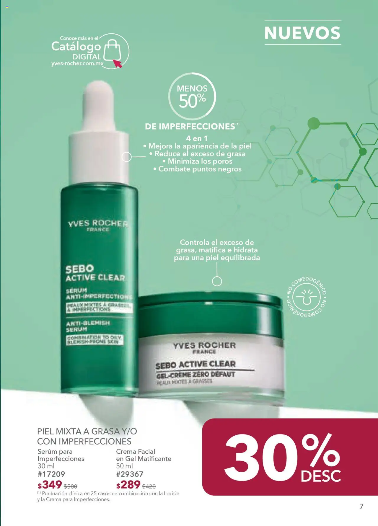 Nuevas ofertas de Yves Rocher válidas en toda la República Mexicana desde el 05.08.2025. ¡Encuentra las mejores ofertas en Yves Rocher - Campaña 11 2025! | Página: 7 | Productos: Serum, Crema, Loción
