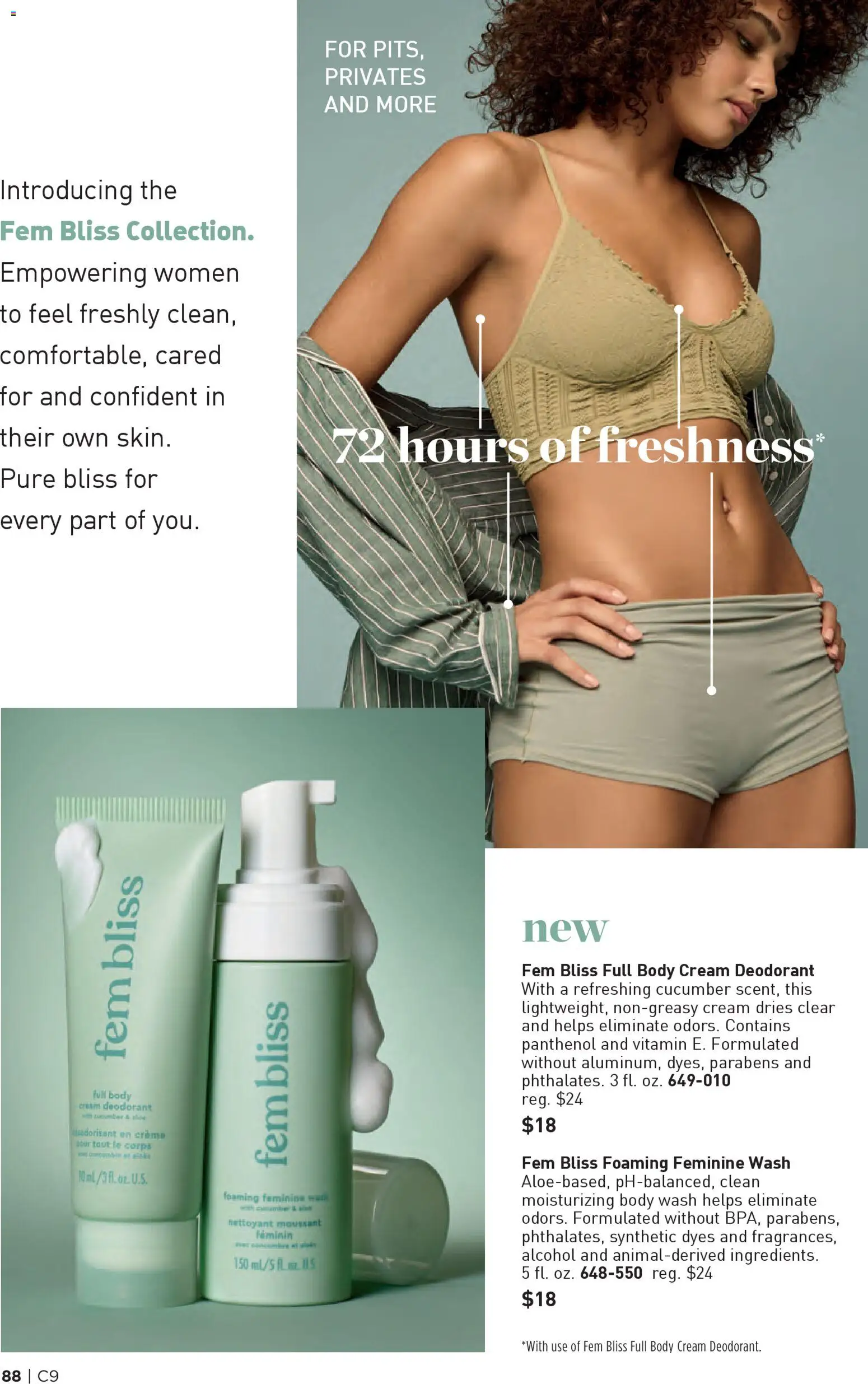 Avon Brochure - valid from 22.04.2026 | Page: 88 | Products: Vitamin, Body cream, Cream, Body Wash
