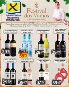 X Supermercados - Ofertas Festival dos Vinhos - Pré-Visualização do folheto da loja X Supermercados, válido de 08.10.2025