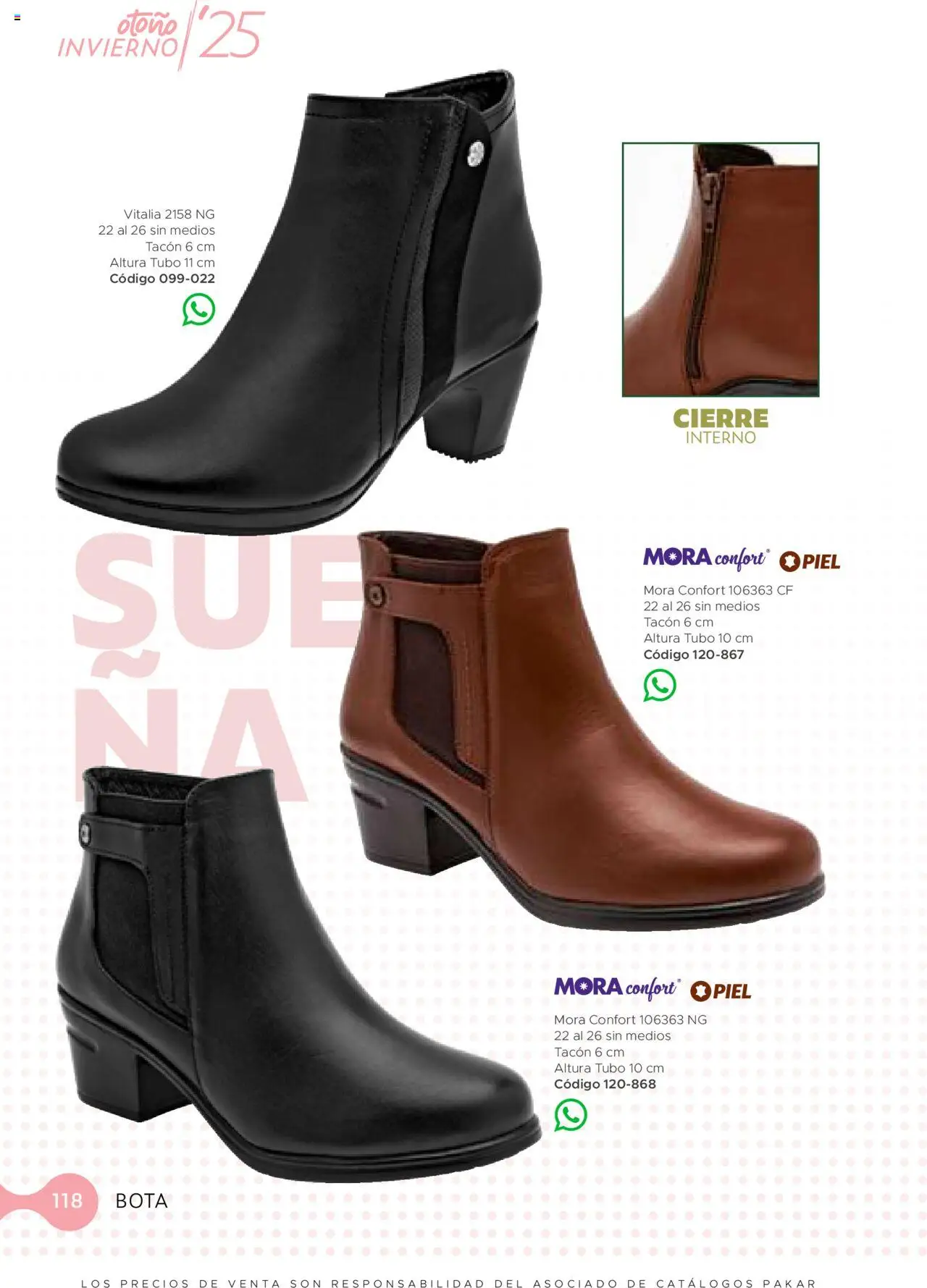 Nuevas ofertas de SC Pakar válidas en toda la República Mexicana desde el 24.07.2025. ¡Encuentra las mejores ofertas en SC Pakar - Catálogo Bota! | Página: 118