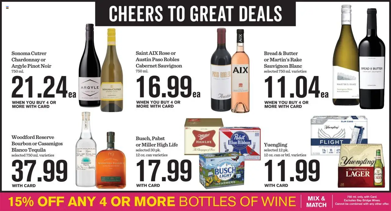 Mariano's Weekly Ad - valid from 13.08.2025 | Page: 9 | Products: Rake, Bread, Beer, Bourbon