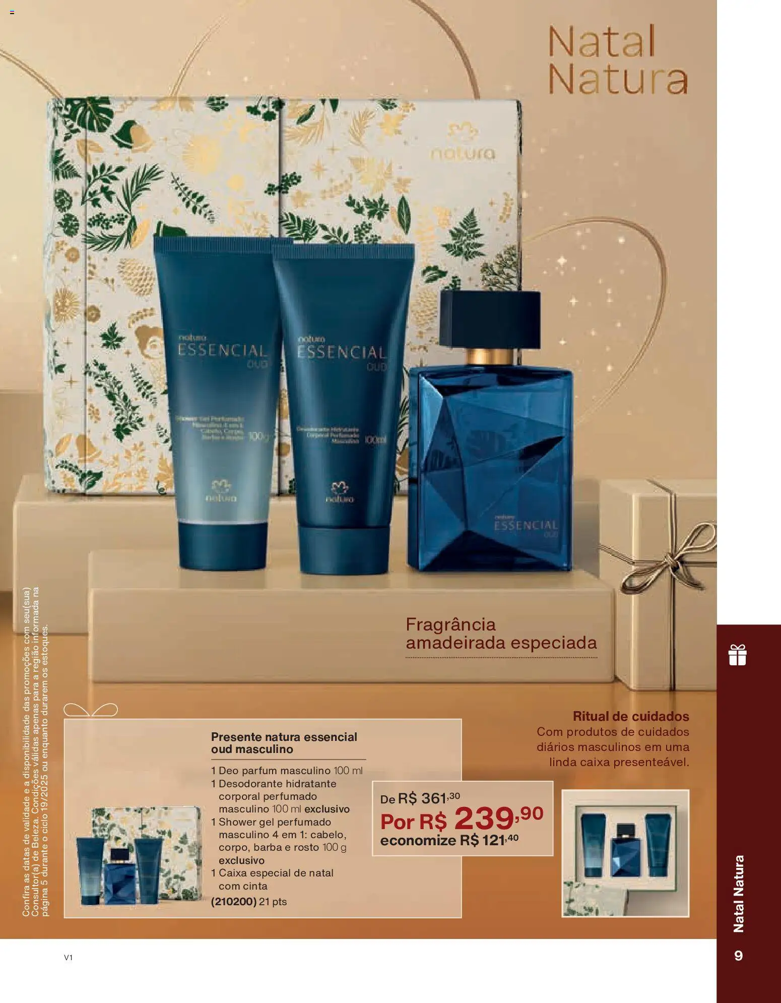 Natura Folheto - válido de 26.11.2025 | Página: 9 | Produtos: Fragrância, Hidratante corporal, Desodorante, Caixa