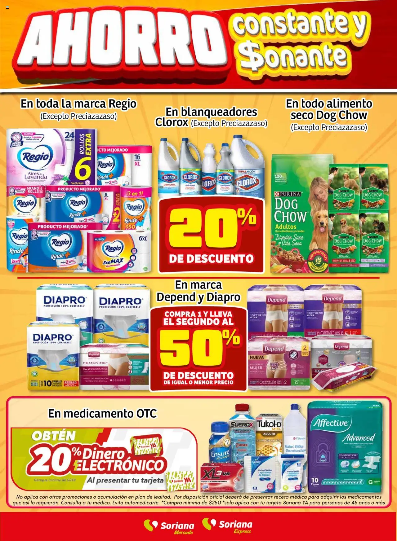 Nuevas ofertas de Soriana válidas en toda la República Mexicana desde el 09.10.2025. ¡Encuentra las mejores ofertas en Soriana - Fin de Semana Mercado: Ags, Nay, Jal, Qro, Col, Mich, Gto, Hgo, Tlax, Mor, Pue, Gro, Oax, Edo. de Mex, CDMX, Zac y SLP! | Página: 5