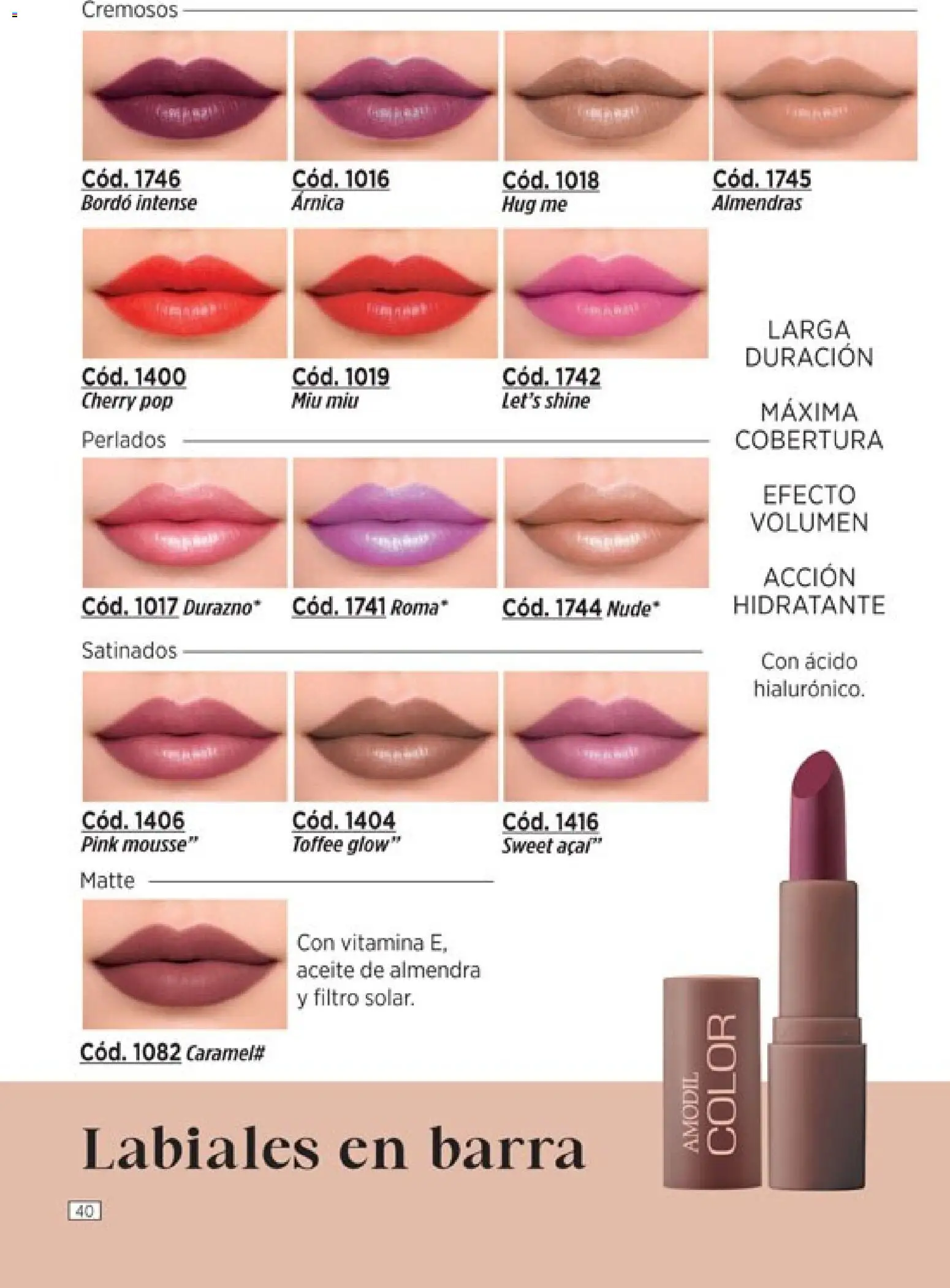 modil - Campaña 7 │ válido desde el 20.03.2026 | Página: 40 | Productos: Almendras, Aceite, Mousse, Almendra