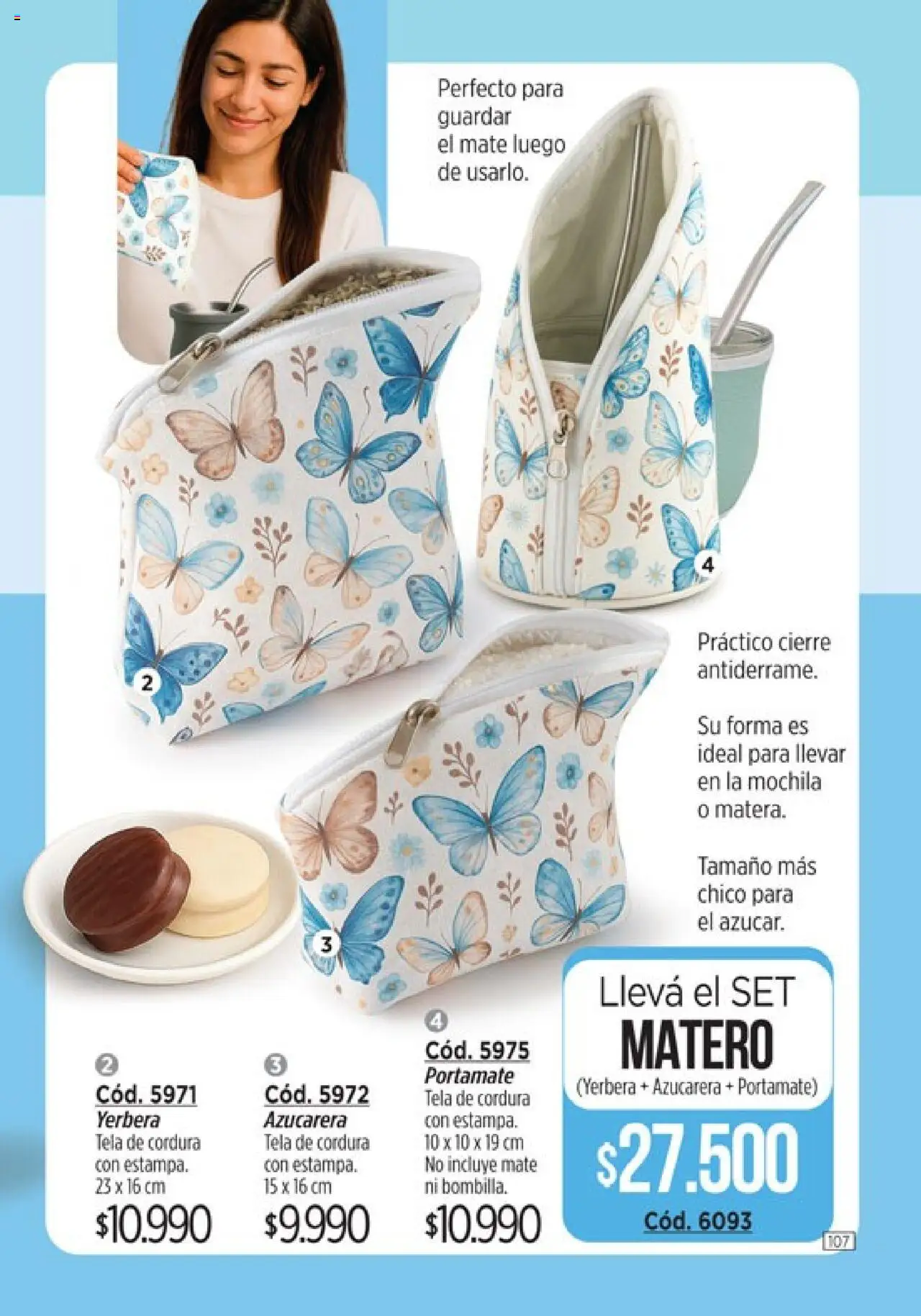 Catálogo Amodil Campaña 12 │ válido desde el 26.06.2025 | Página: 107 | Productos: Mate, Yerbera, Azucarera, Mochila