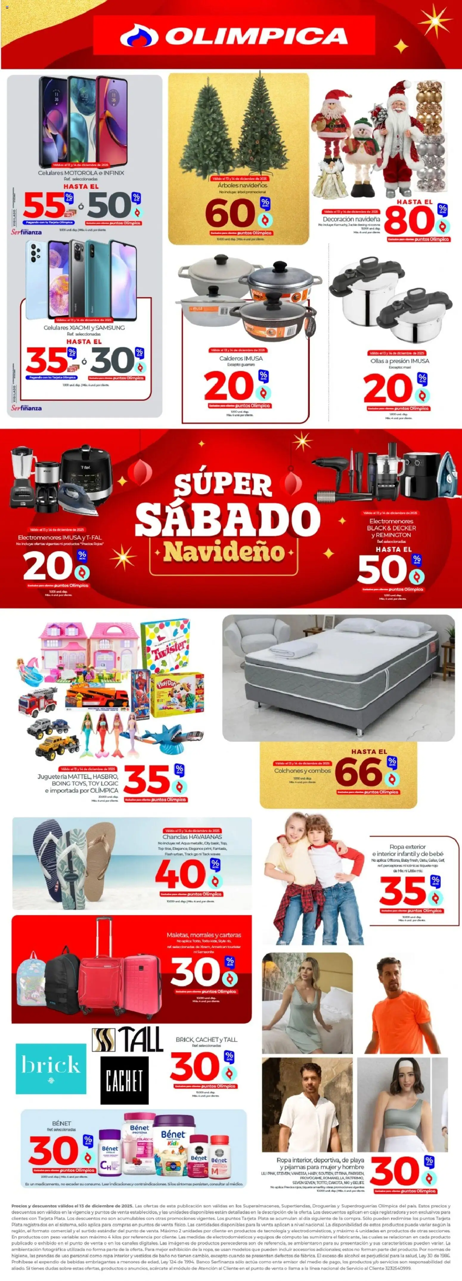 Olímpica revista - valida desde el 13.12.2025 | Página: 3 | Productos: Banco, Caja, Baño, Pera