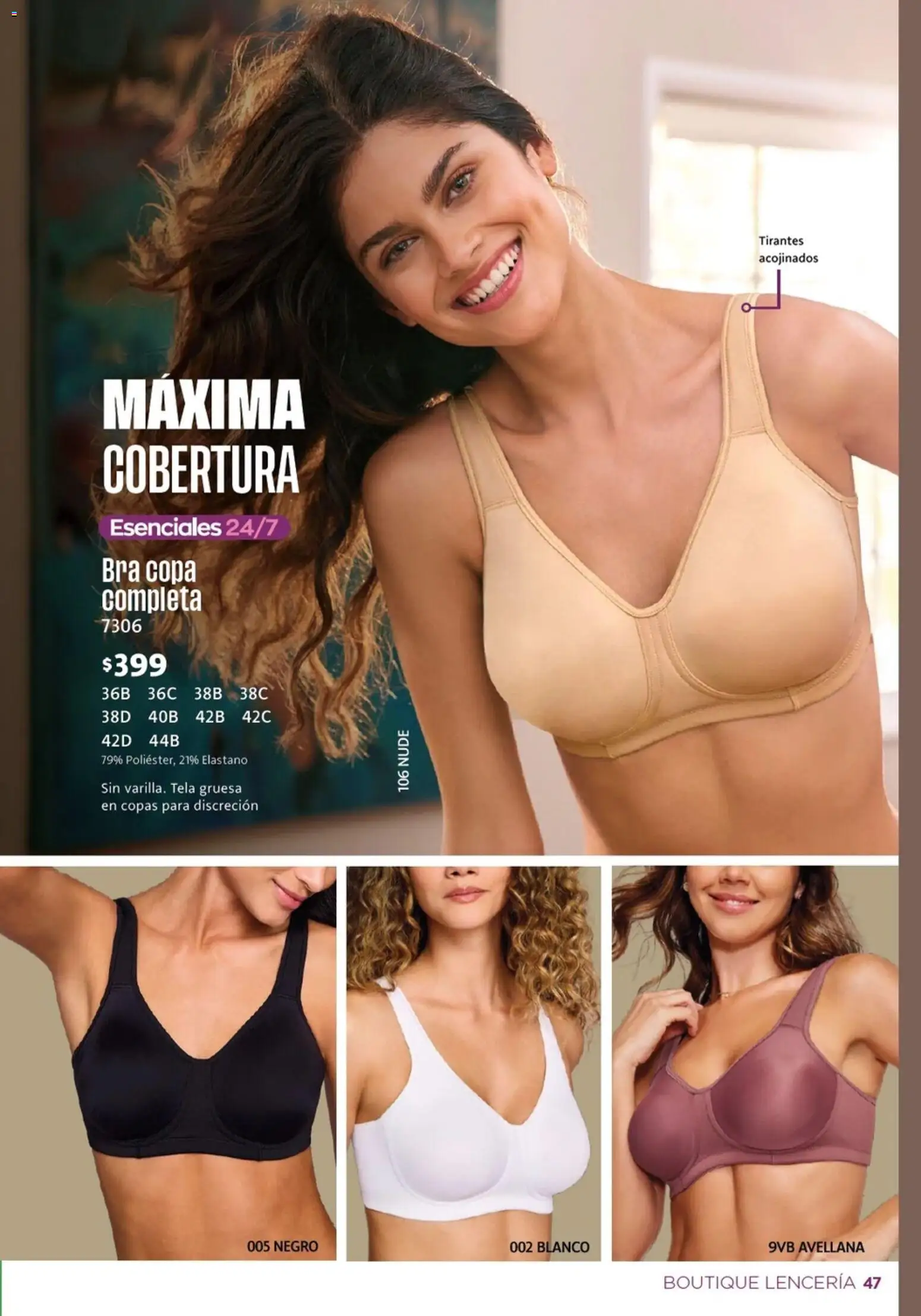 Nuevas ofertas de Ilusión válidas en toda la República Mexicana desde el 01.03.2026. ¡Encuentra las mejores ofertas en Ilusión catálogo Primavera! | Página: 49 | Productos: Tirantes, Lenceria