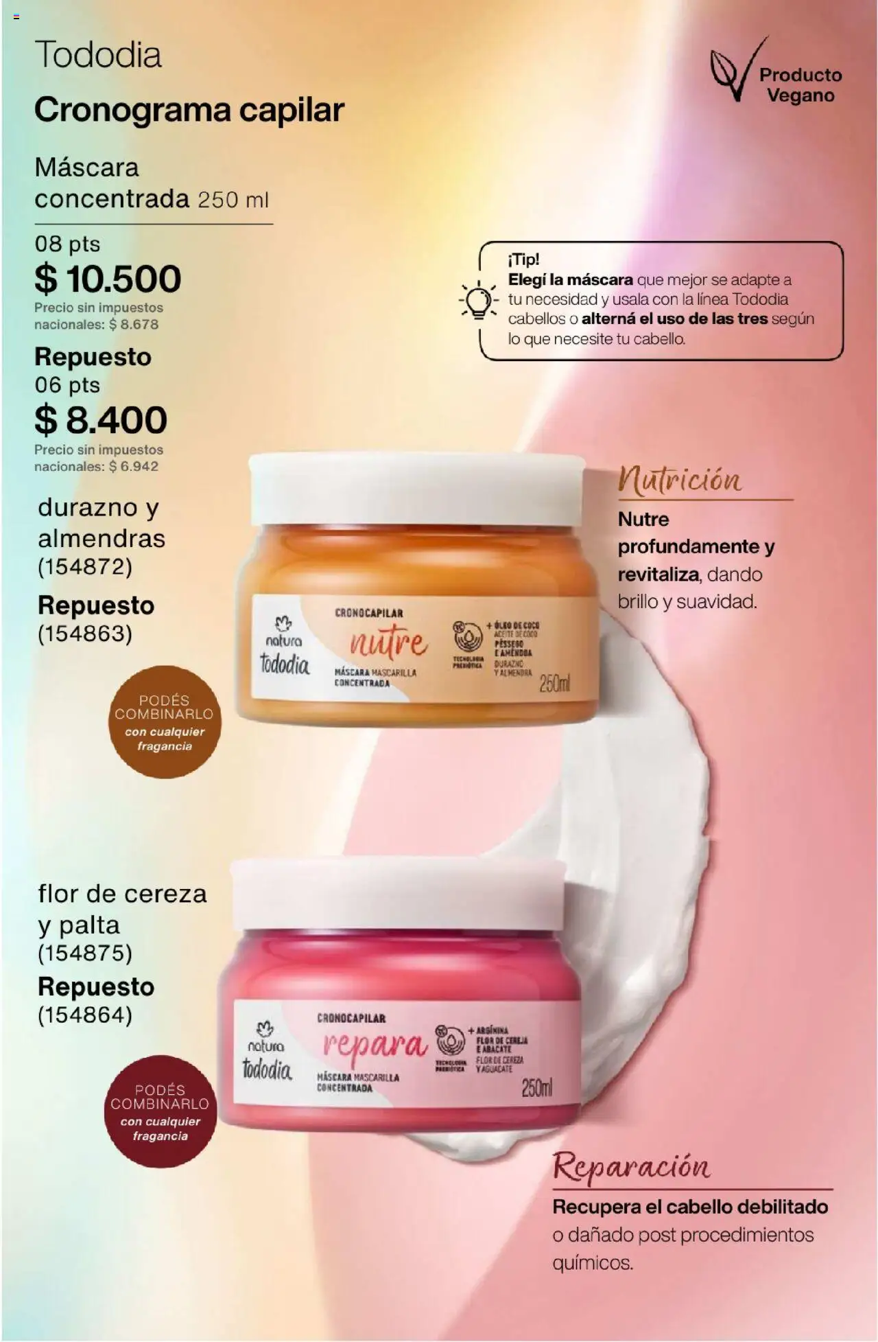 Catálogo Natura Ciclo 13 │ válido desde el 11.09.2025 | Página: 284 | Productos: Mascarilla, Almendras, Aceite, Palta