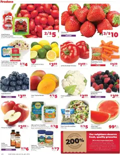 Family Fare Weekly Ad  - MI - valid from 13.07.2025 | Page: 7 | Products: Bakery, Strawberries, Watermelon, Cauliflower