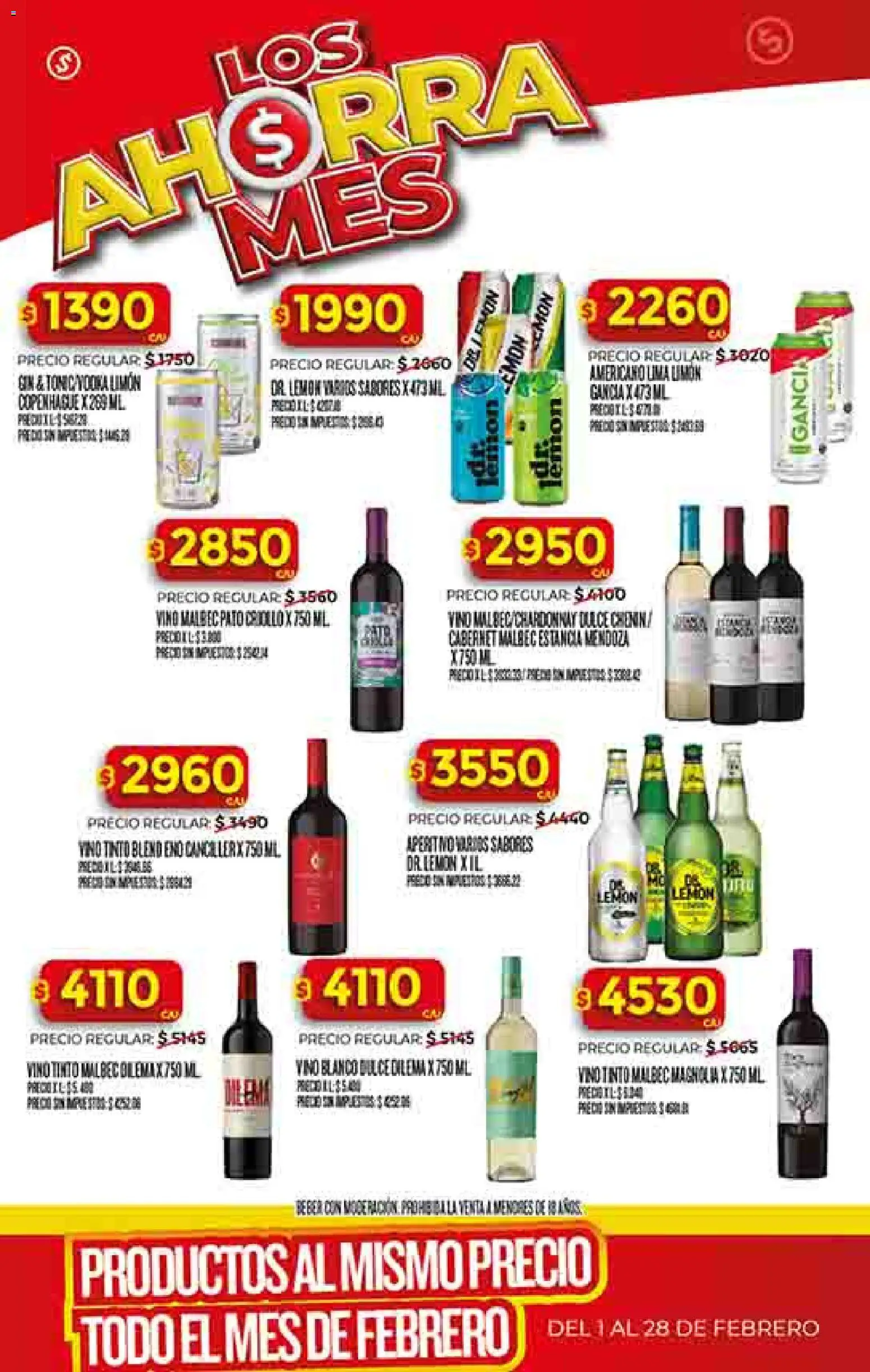 Supermercado DIA Ofertas │ válido desde el 25.02.2026 | Página: 41 | Productos: Gin, Lima, Limón, Vino
