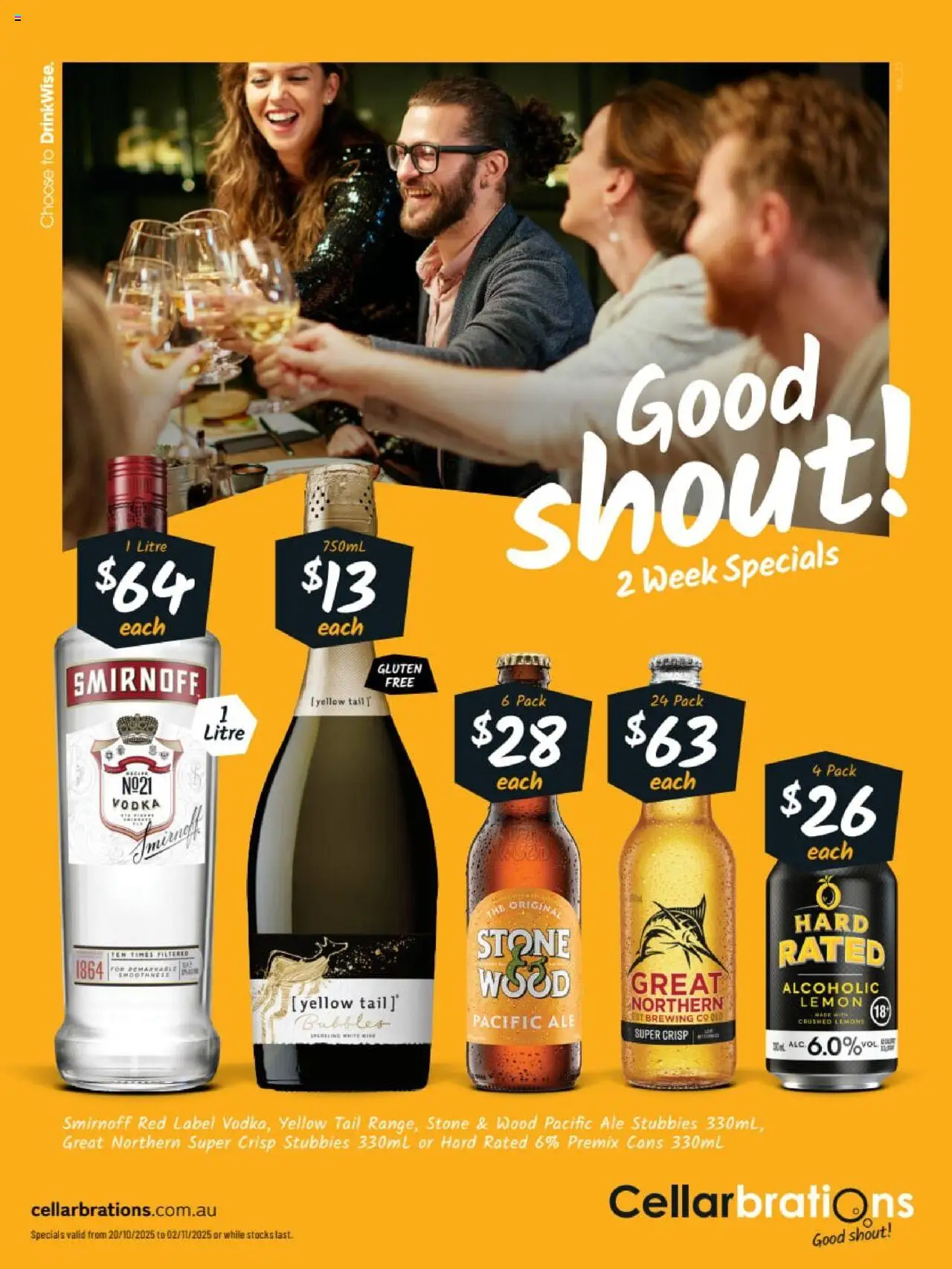 Cellarbrations catalogue - valid from 20.10.2025 | Page: 1 | Products: Vodka, Wood, Lemon