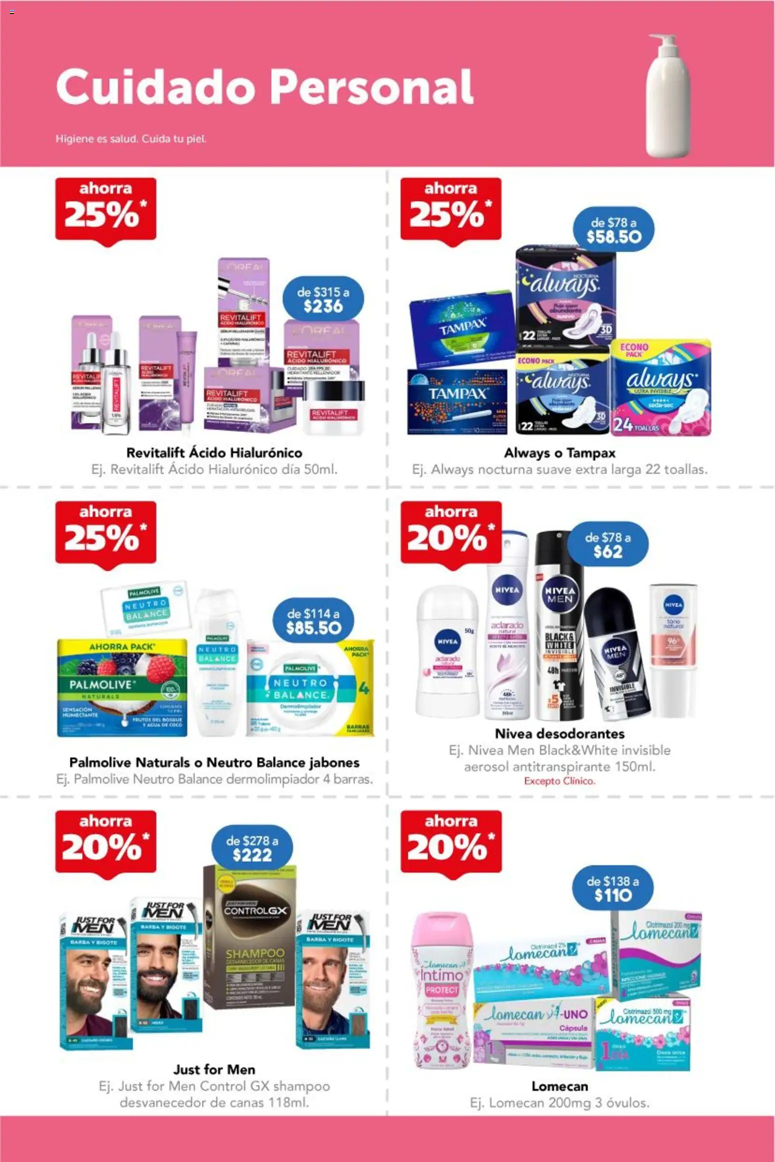 Nuevas ofertas de Farmacia San Pablo válidas en toda la República Mexicana desde el 02.11.2025. ¡Encuentra las mejores ofertas en Farmacia San Pablo catálogo! | Página: 12 | Productos: Antitranspirante, Barra