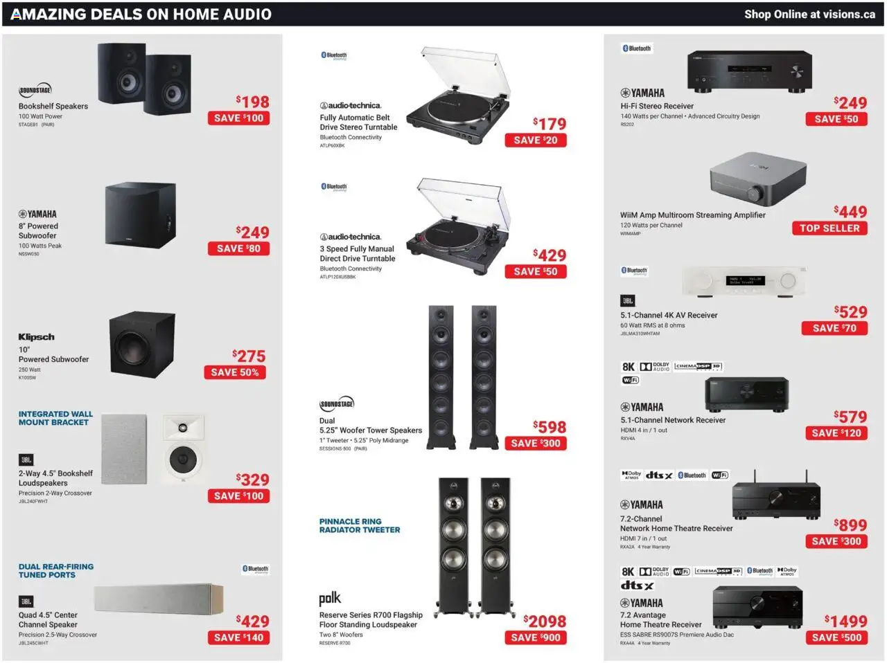 Visions flyer valid from 12.09.2025 | Page: 8 | Products: Belt, Audio, Speaker, Radiator