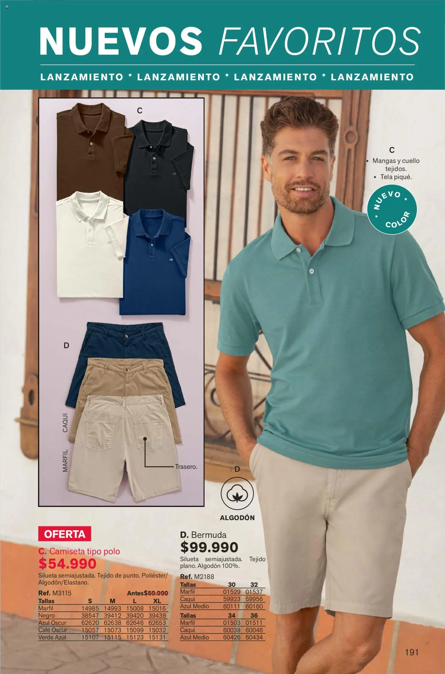 Leonisa revista - valida desde el 01.02.2026 | Página: 191 | Productos: Algodón, Bermuda, Camiseta, Café