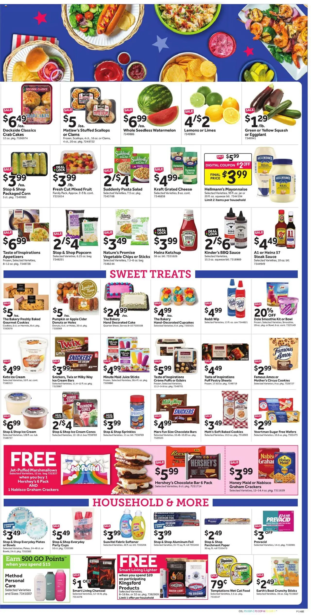 Stop & Shop Weekly Circular - CT - valid from 22.08.2025 | Page: 5 | Products: Ketchup, Ice cream, Salad, Mayonnaise