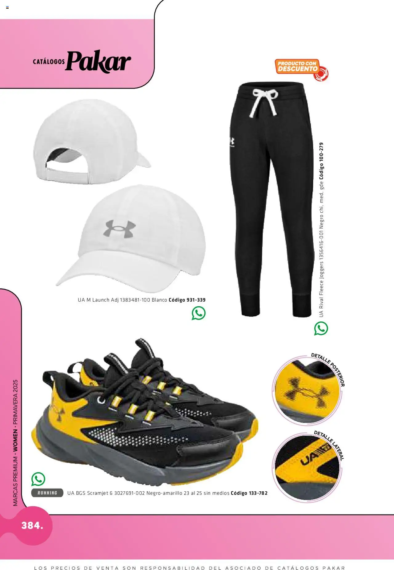 Nuevas ofertas de SC Pakar válidas en toda la República Mexicana desde el 06.03.2025. ¡Encuentra las mejores ofertas en SC Pakar catálogo Women! | Página: 384