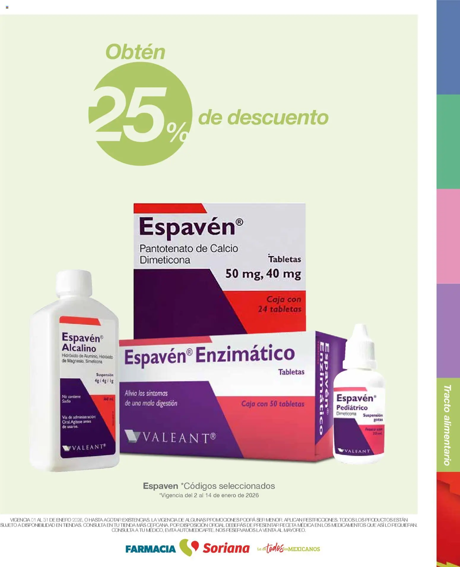 Nuevas ofertas de Soriana válidas en toda la República Mexicana desde el 01.01.2026. ¡Encuentra las mejores ofertas en Soriana - Folleto Farnacia Súper Nacional! | Página: 14 | Productos: Caja
