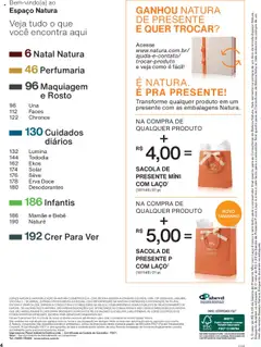 Natura - Ciclo 16/2025 - Pré-Visualização do folheto da loja Natura, válido de 01.10.2025 | Página: 4 | Produtos: Maquiagem, Revista