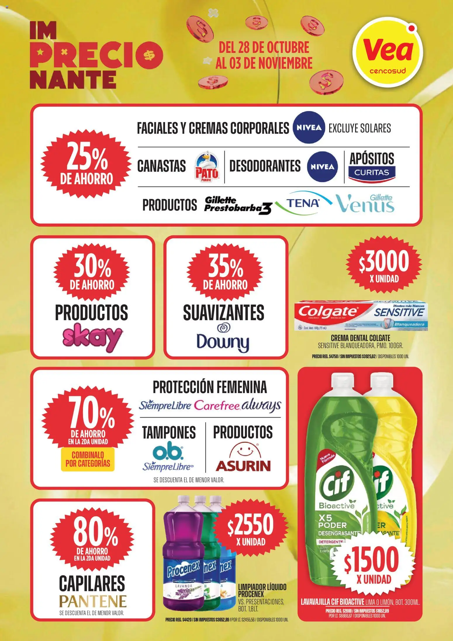 Vea ofertas │ válido desde el 28.10.2025 | Página: 6 | Productos: Lima, Detergente, Limpiador, Crema