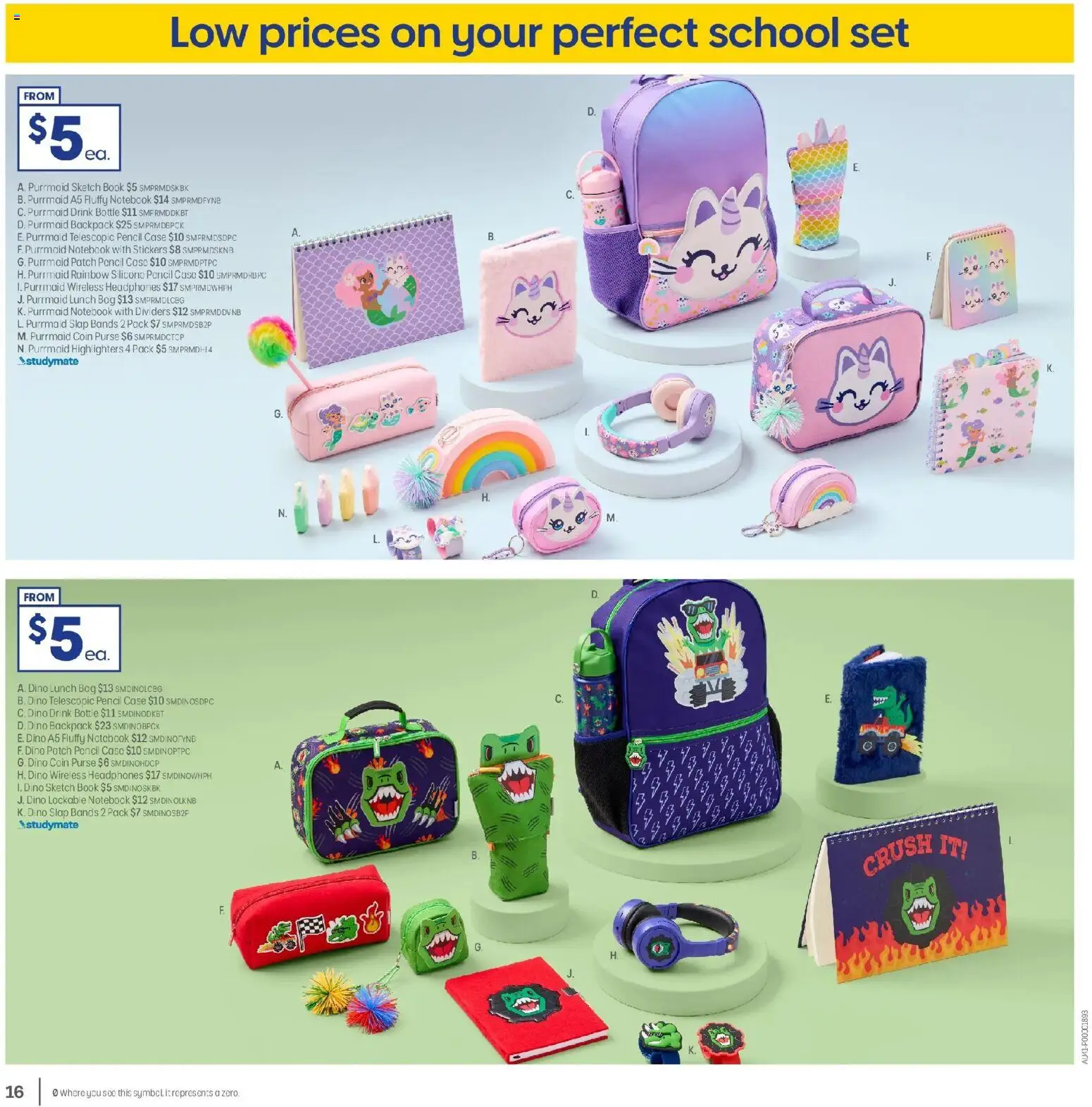 Officeworks catalogue - valid from 01.01.2026 | Page: 16 | Products: Backpack, Notebook, Headphones, Case
