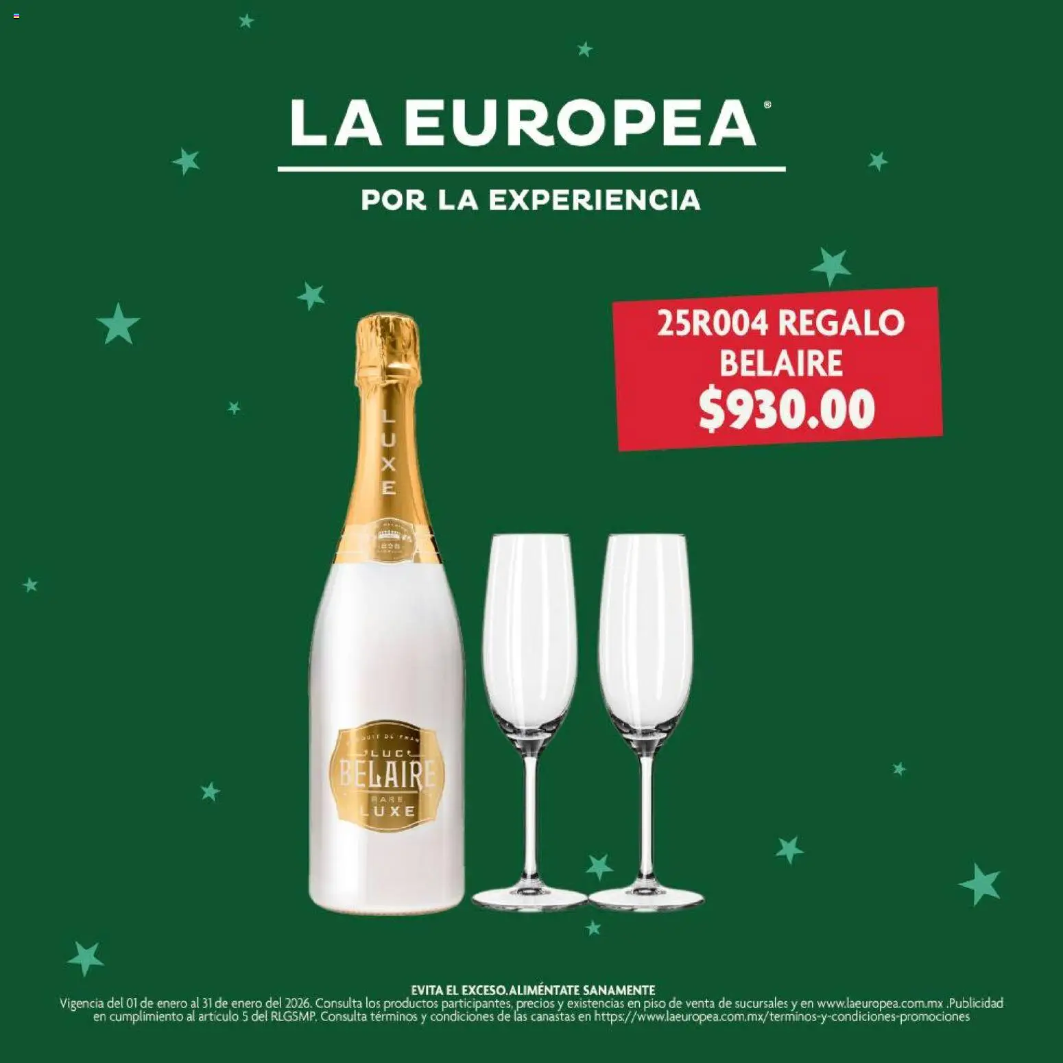 Nuevas ofertas de La Europea válidas en toda la República Mexicana desde el 01.01.2026. ¡Encuentra las mejores ofertas en La Europea catálogo Vinos con regalos de temporada ! | Página: 3