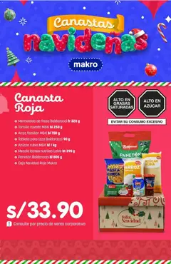 Vista previa de folleto Makro - Volante Canastas #2 Navidad 2025 de la Makro válido desde 10.11.2025