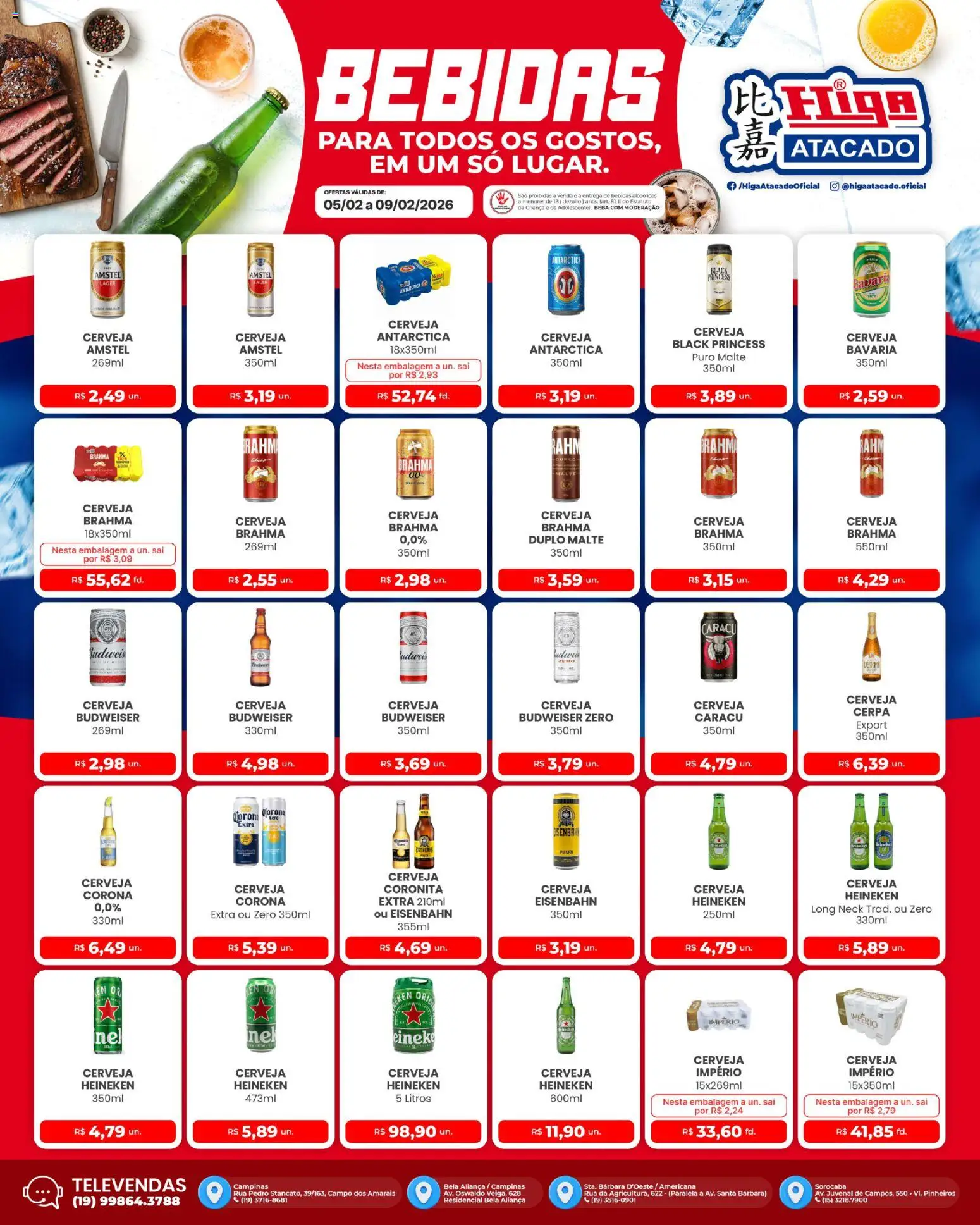 Higa Atacado Folheto - válido de 05.02.2026 | Página: 1