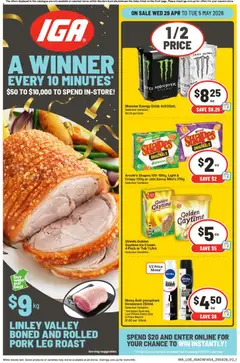 Preview of IGA catalogue WA - valid from 29.04.2026