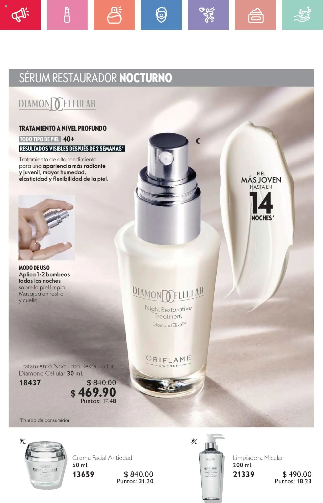 Nuevas ofertas de Oriflame válidas en toda la República Mexicana desde el 02.08.2025. ¡Encuentra las mejores ofertas en Oriflame - Campaña 11 2025! | Página: 54 | Productos: Serum, Crema, Radiante, Sobre