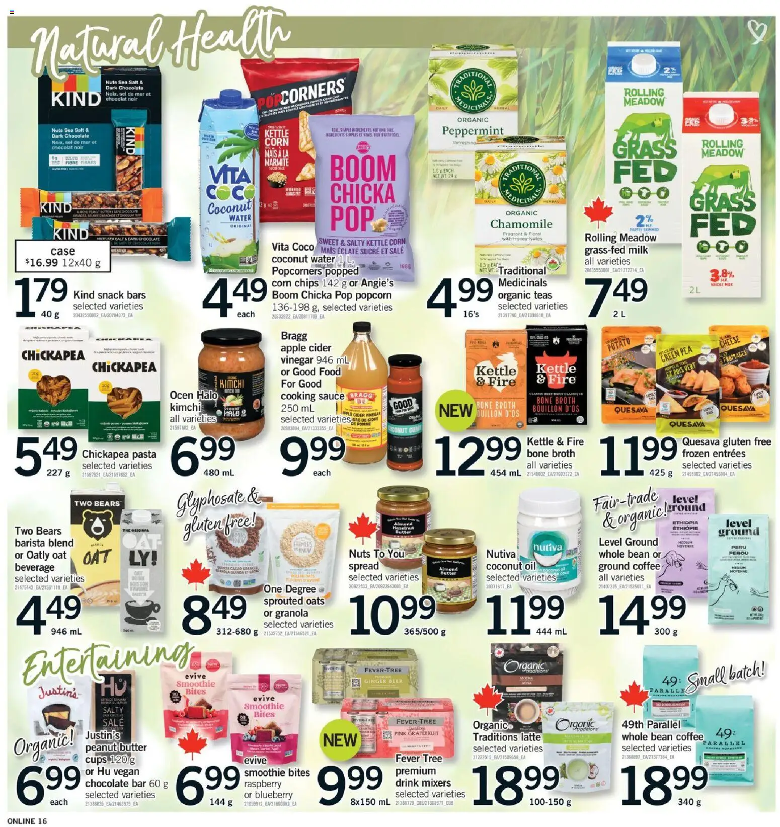 Fortinos flyer valid from 06.11.2025 | Page: 16 | Products: Chips, Nuts, Butter, Cheese