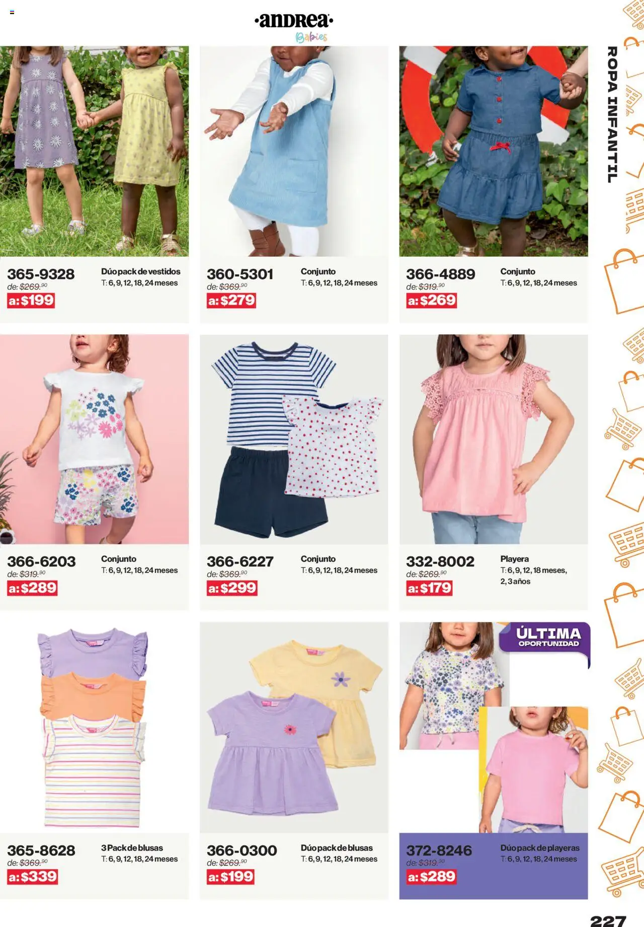 Nuevas ofertas de Andrea válidas en toda la República Mexicana desde el 10.08.2025. ¡Encuentra las mejores ofertas en Andrea - Catálogo Outlet! | Página: 227 | Productos: Ropa, Playera, Conjunto