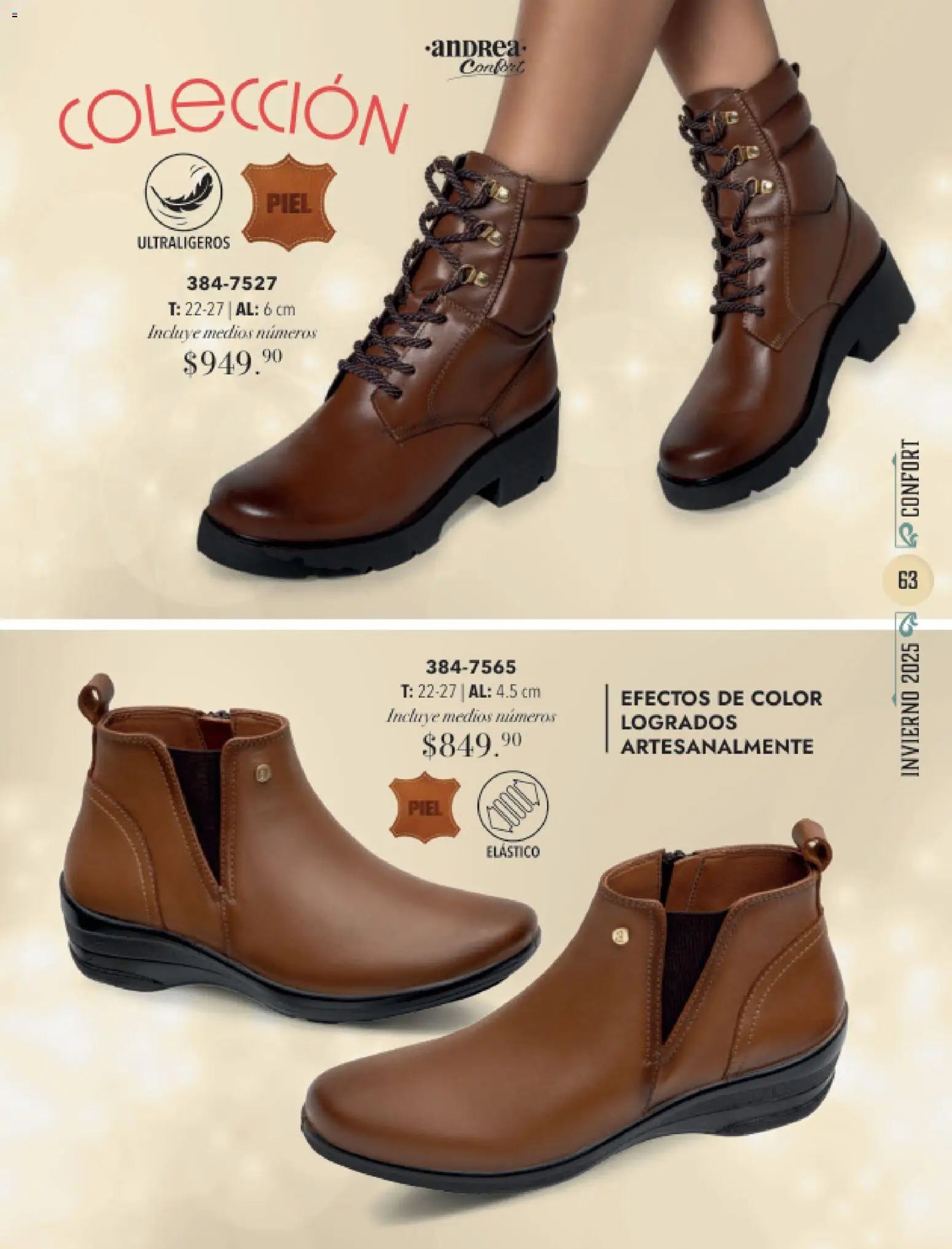 Nuevas ofertas de Andrea válidas en toda la República Mexicana desde el 26.11.2025. ¡Encuentra las mejores ofertas en Andrea catálogo Invierno! | Página: 63