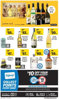 Preview of Coles  Catalogue  - valid from 17.12.2025 | Page: 49 | Products: Bourbon, Gin, Lemon