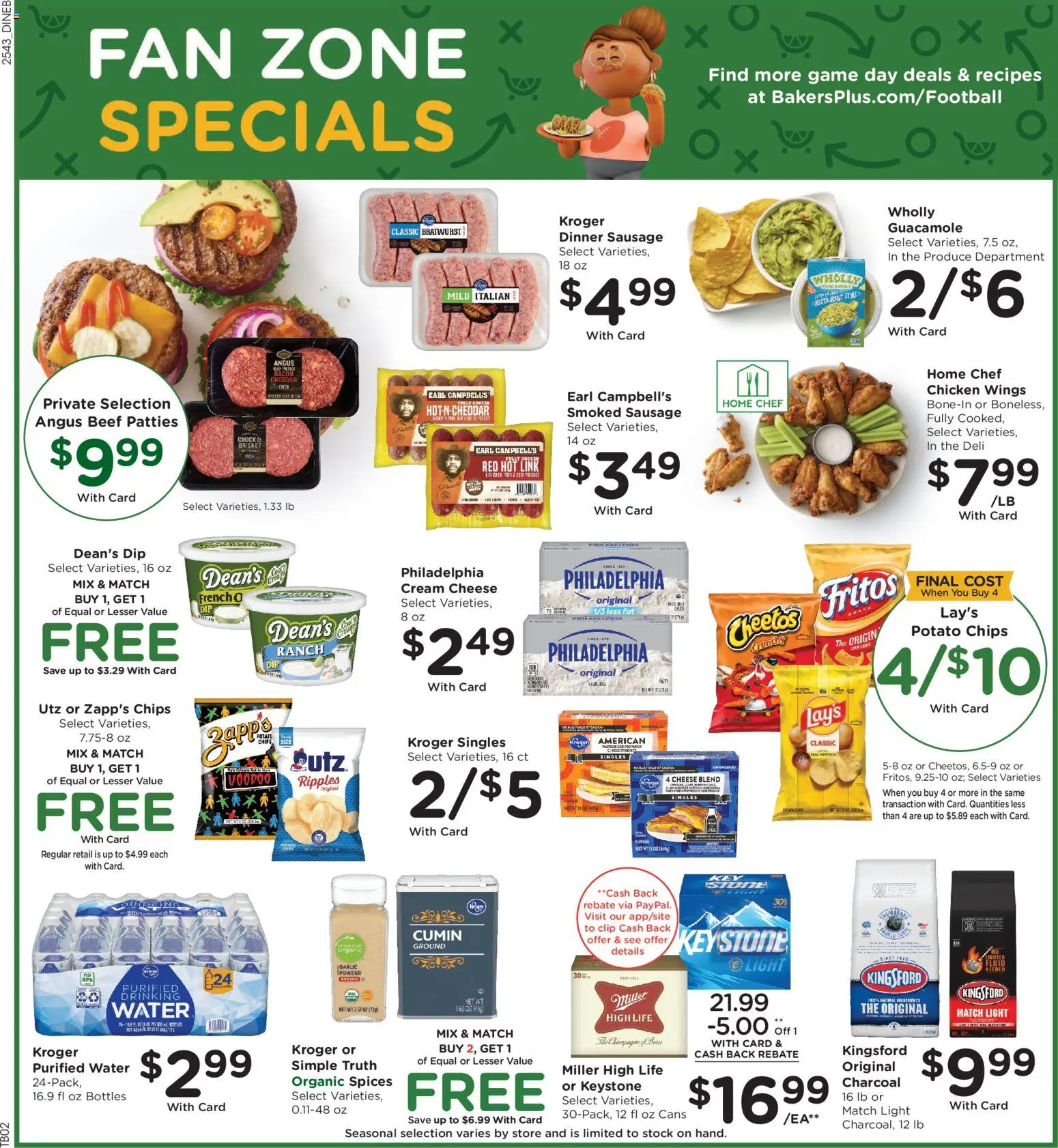 Baker's Weekly Ad - valid from 28.11.2025 | Page: 5 | Products: Cream, Water, Garlic, Game