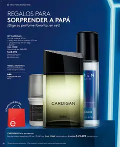 Catálogo Ésika Campaña x válido desde el 30.04.2026 | Página: 20 | Productos: Bolsa, Perfume, Cardigan, Papa