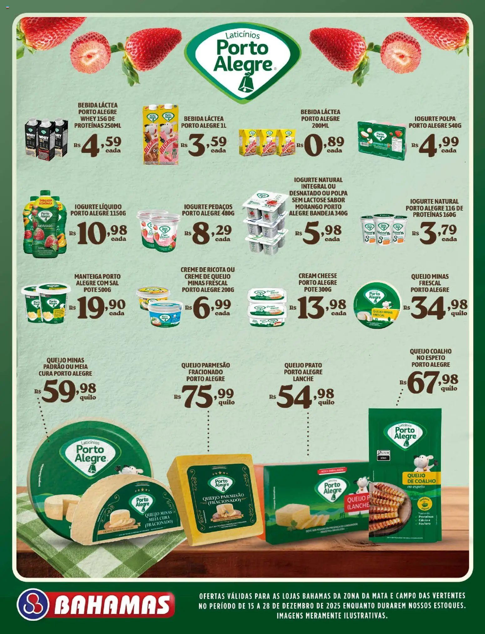 Bahamas Supermercados Folheto - válido de 15.12.2025 | Página: 7 | Produtos: Fósforo, Ricota, Bebida, Sal