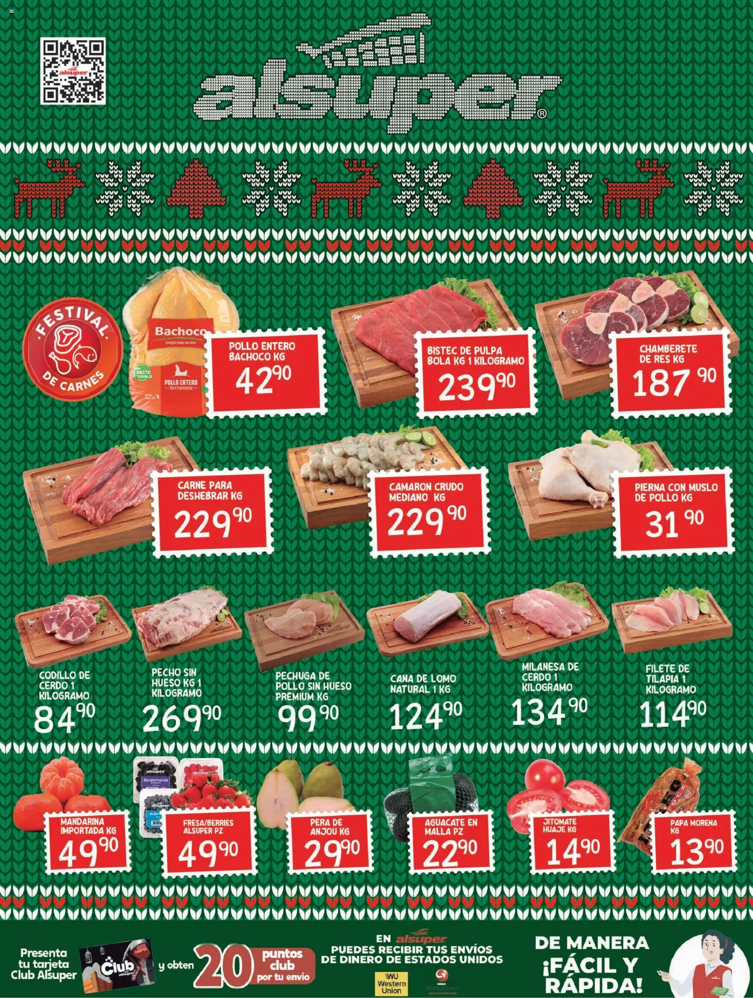Nuevas ofertas de Alsuper válidas en toda la República Mexicana desde el 16.12.2025. ¡Encuentra las mejores ofertas en Alsuper folleto Zacatecas! | Página: 8 | Productos: Milanesa, Papa, Aguacate, Res
