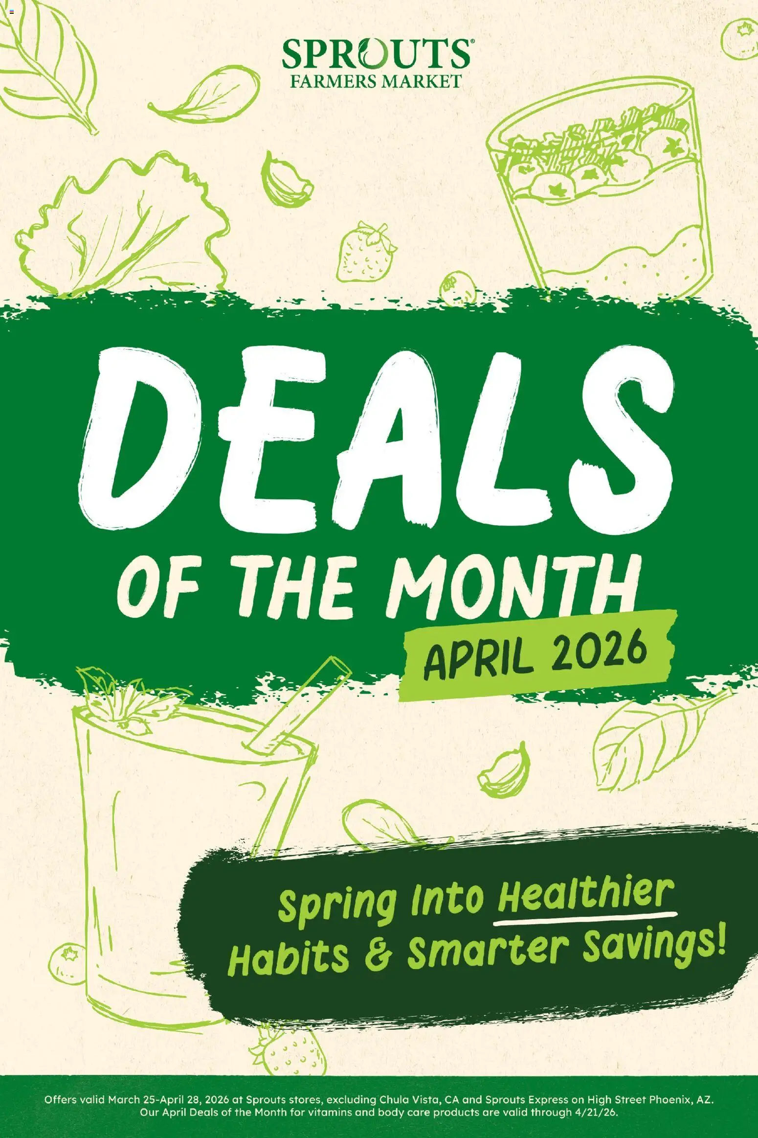 Sprouts Monthly Ad - valid from 25.03.2026 | Page: 1