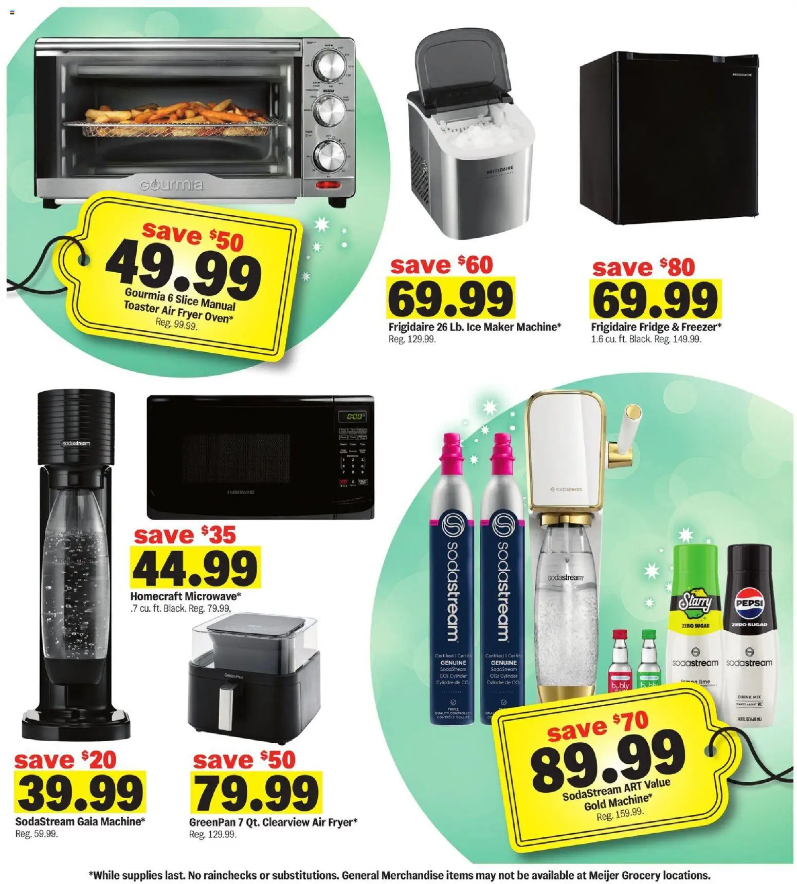 Meijer Black Friday Deals - valid from 27.11.2025 | Page: 8 | Products: Toaster, Fryer, Sugar, Ice Maker