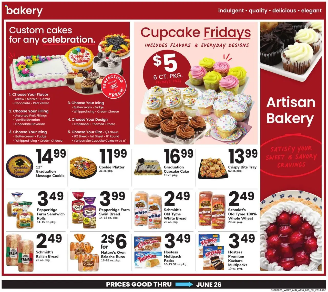 Acme Big Book of Savings - valid from 30.05.2025 | Page: 3 | Products: Bakery, Coffee, Chocolate, Cupcake
