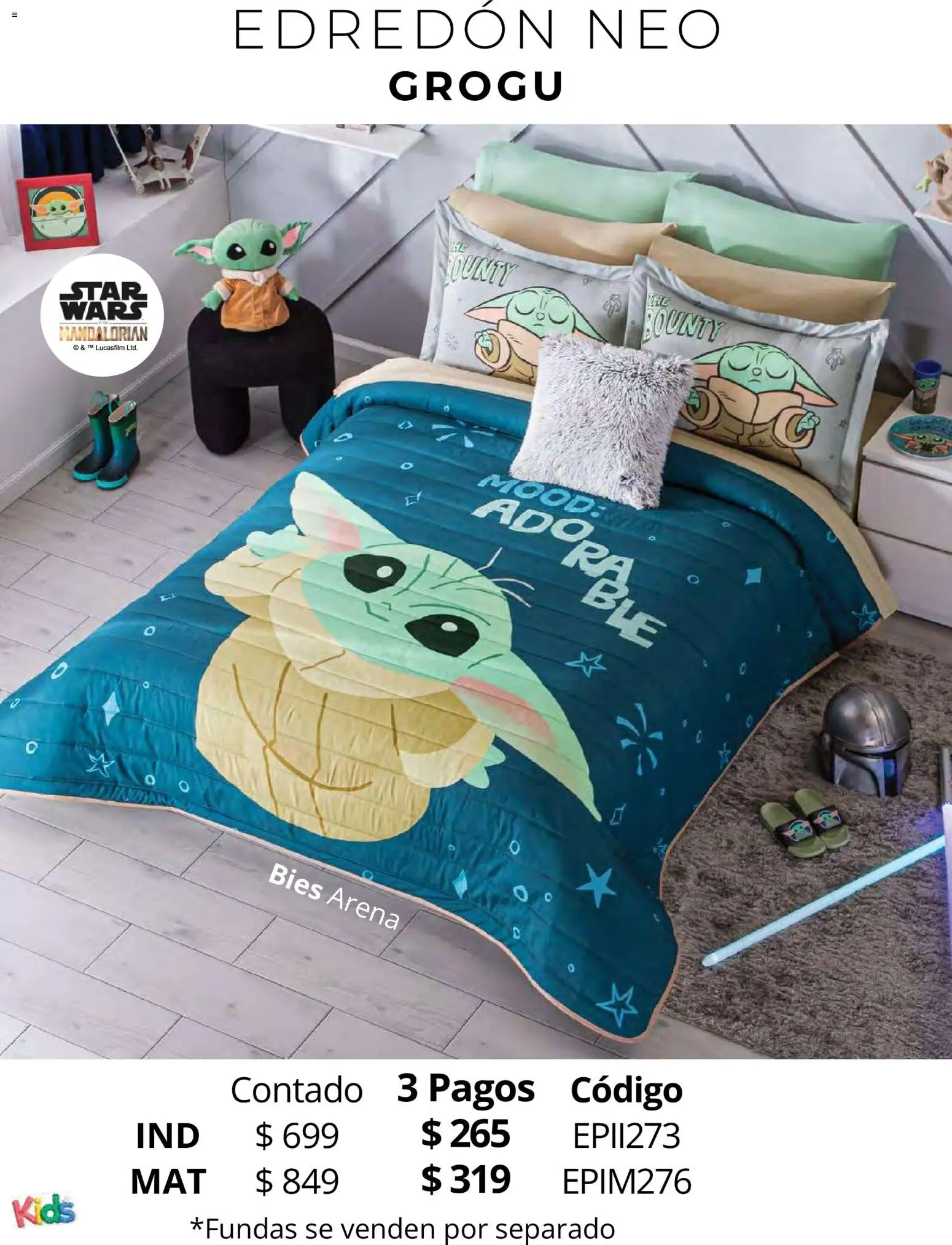 Nuevas ofertas de Colchas Concord válidas en toda la República Mexicana desde el 01.05.2026. ¡Encuentra las mejores ofertas en Colchas Concord catálogo Kids! | Página: 34