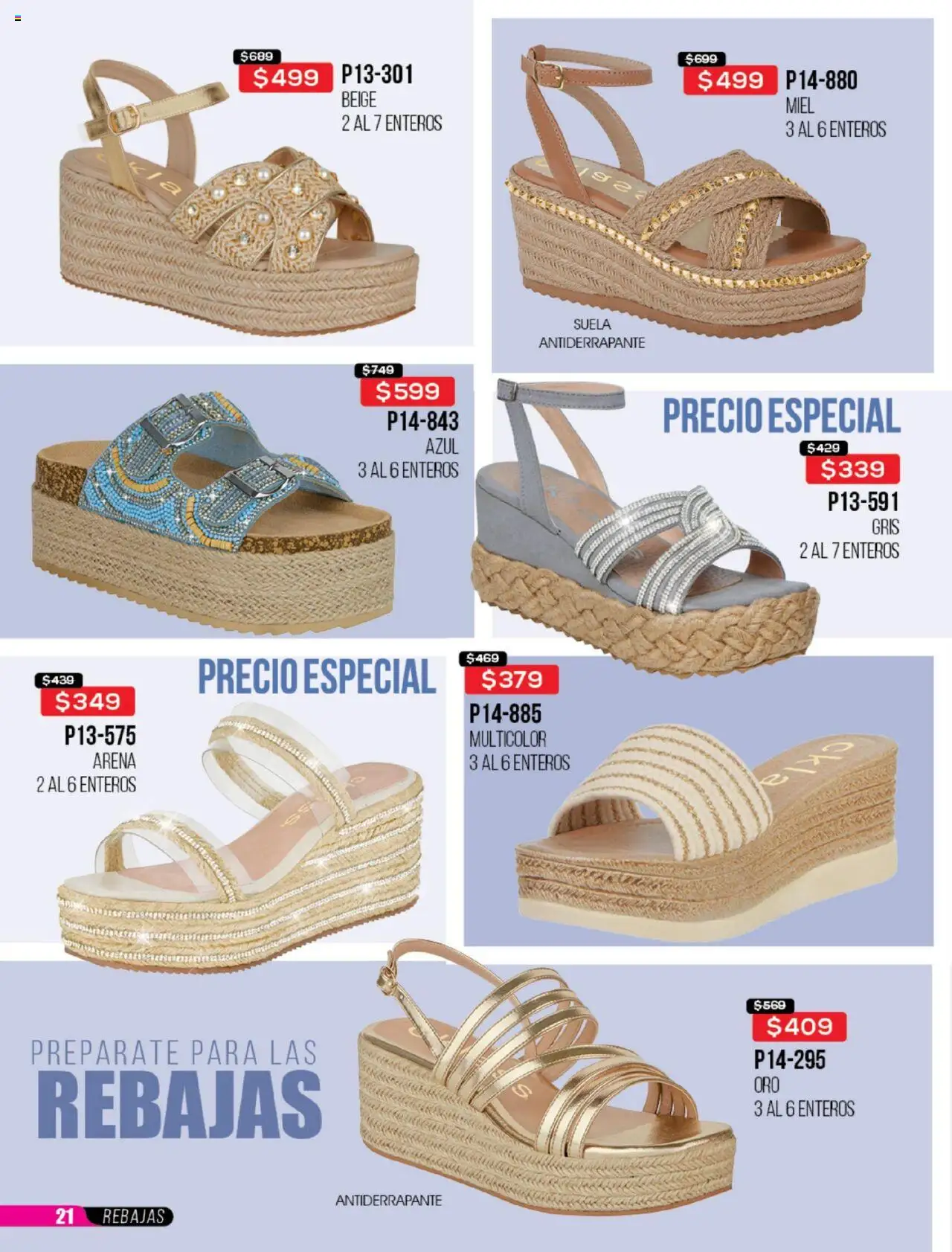 Nuevas ofertas de Cklass válidas en toda la República Mexicana desde el 23.06.2025. ¡Encuentra las mejores ofertas en Cklass catálogo Rebajas Sobre Calzado! | Página: 22