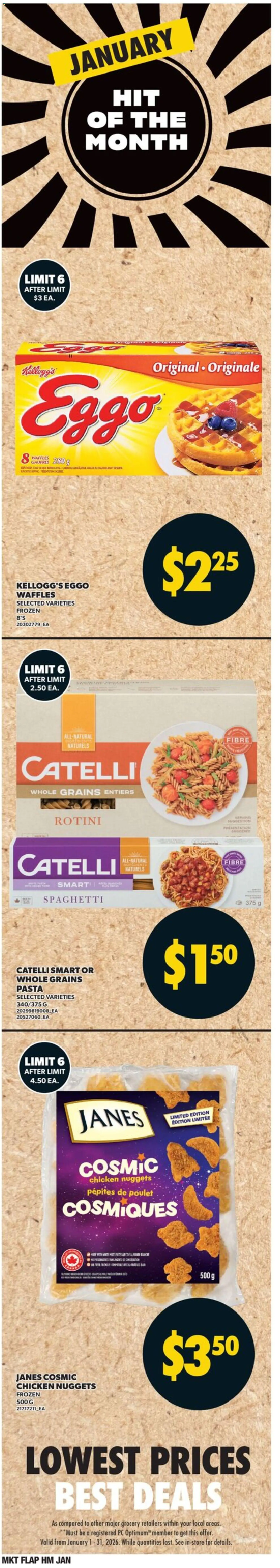 Valu Mart flyer valid from 15.01.2026 | Page: 5 | Products: Pasta, PC, Chicken