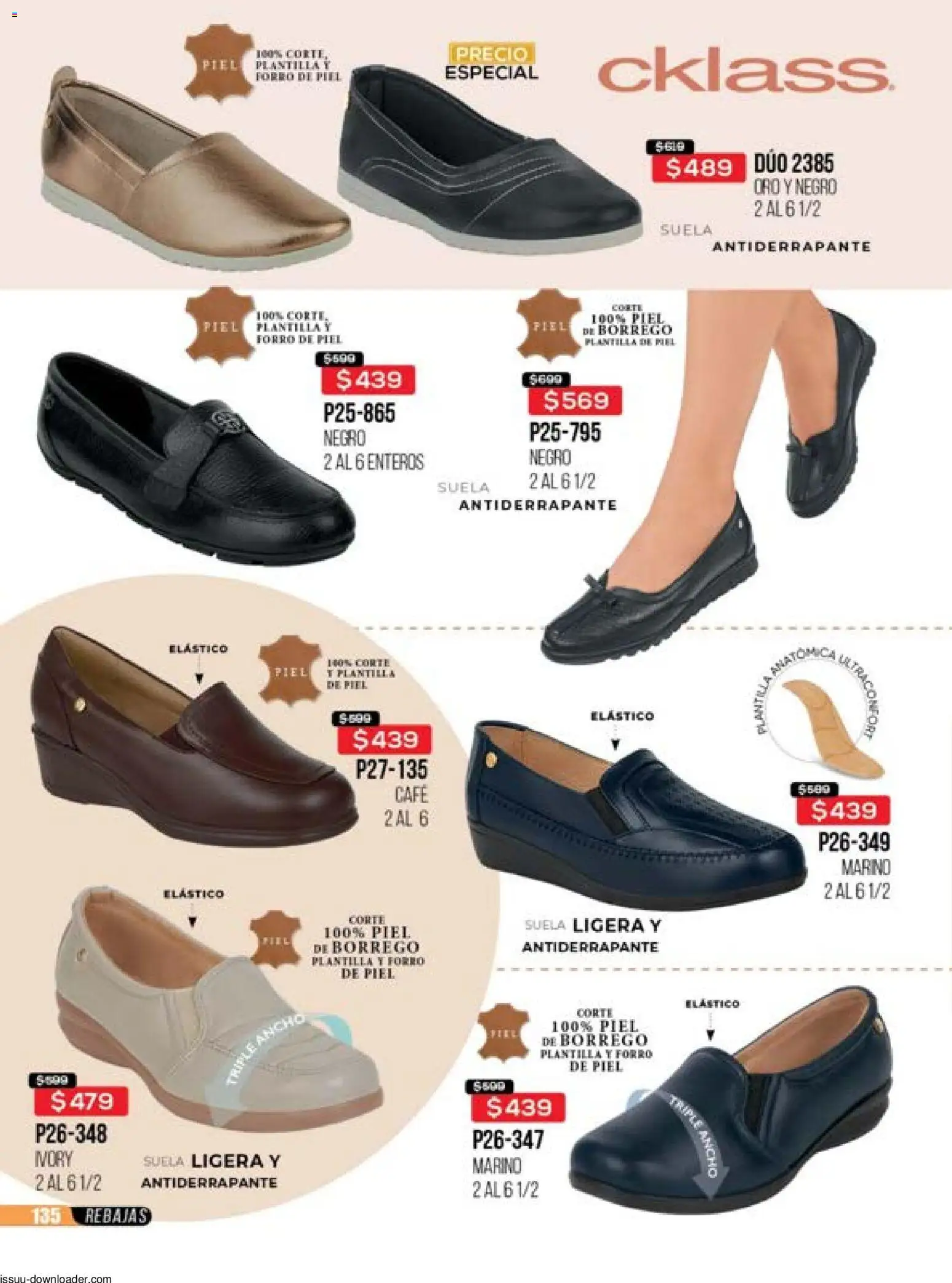 Nuevas ofertas de Cklass válidas en toda la República Mexicana desde el 31.10.2025. ¡Encuentra las mejores ofertas en Cklass catálogo Súper Rebajas Calzado! | Página: 136
