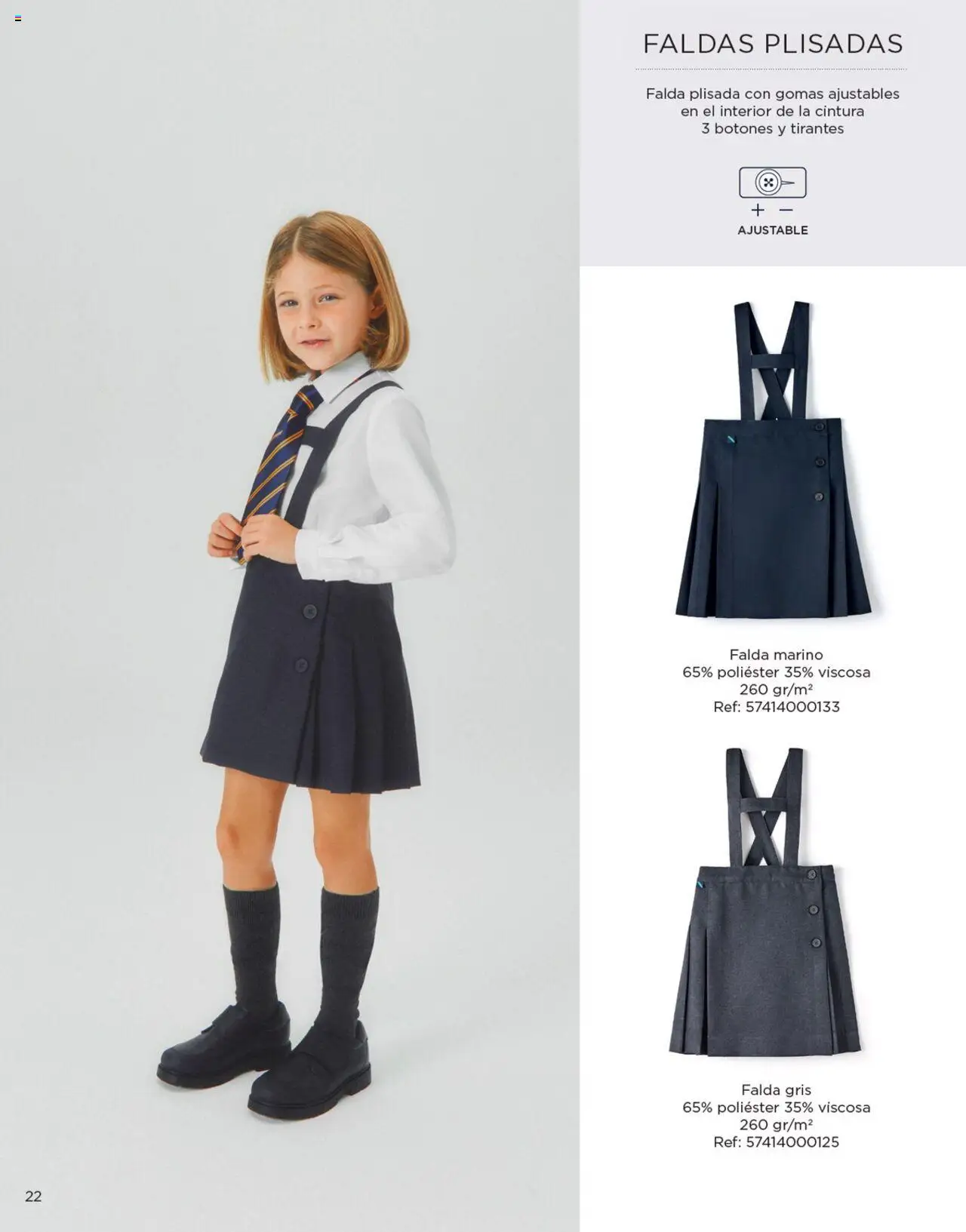 Nuevas ofertas de El Corte Inglés válidas en toda la República Mexicana desde el 04.04.2025. ¡Encuentra las mejores ofertas en El Corte Inglés catálogo Colección Uniformes 2024! | Página: 22 | Productos: Faldas, Falda, Tirantes