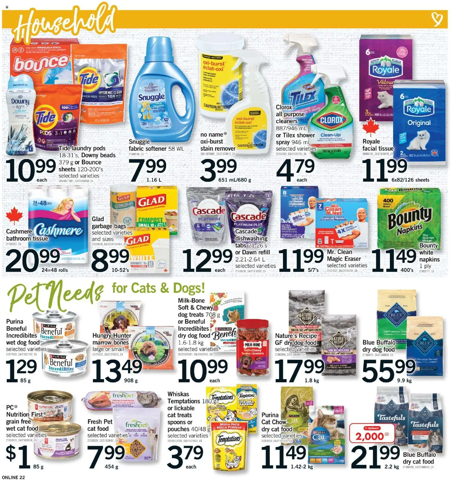 Fortinos flyer valid from 12.02.2026 | Page: 21 | Products: Cap, Fabric softener, Shower, Chicken
