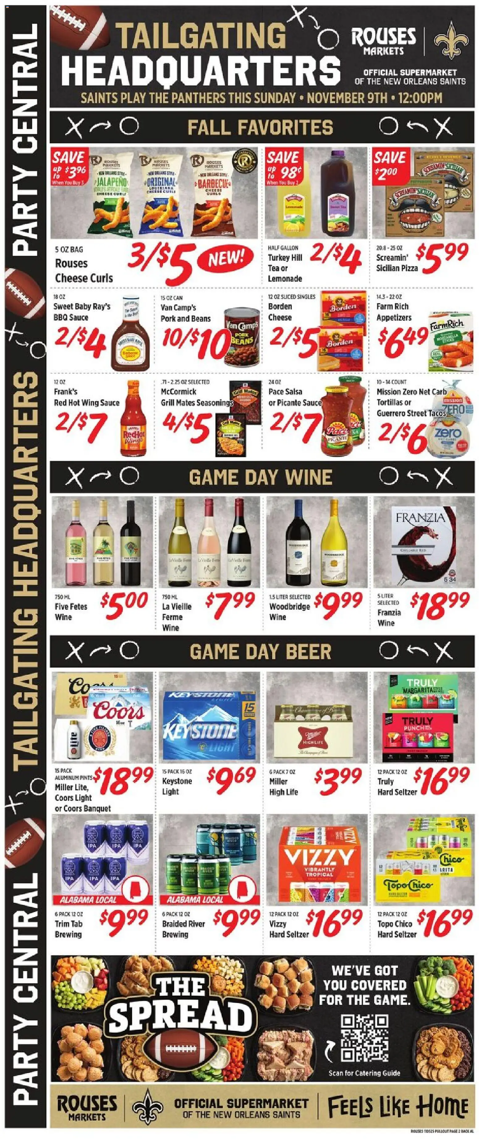 Rouses Weekly Ad - AL - valid from 05.11.2025 | Page: 6 | Products: Trim, Wine, Sauce, Game