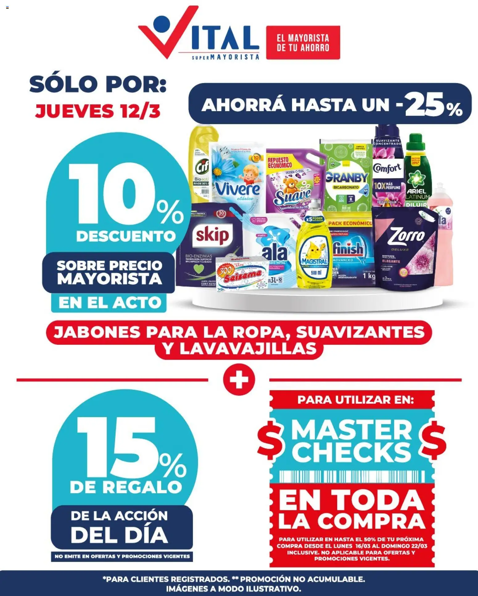 Vital - Sólo por │ válido desde el 12.03.2026 | Página: 2 | Productos: Lavavajillas, Sobre, Perfume, Suavizante
